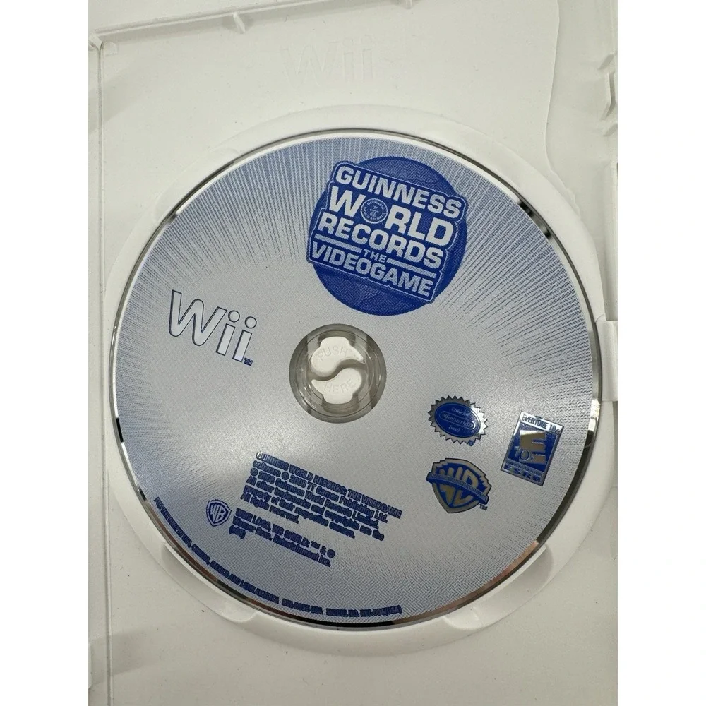 Guinness World Records The Video Game Nintendo Wii Warner Bros With Manual CIB